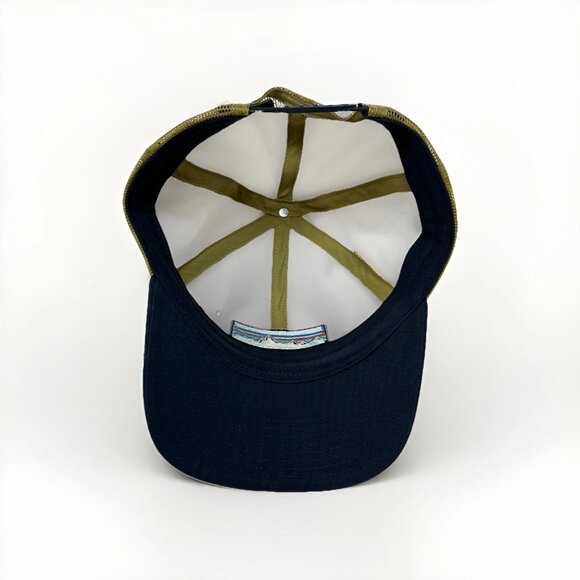 NEW Patagonia P-6 Logo LoPro Trucker Hat Steam Blue One Size Snapback NWOT - Picture 9 of 11